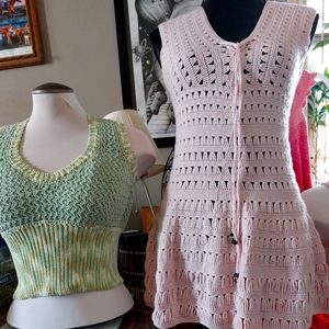 Handmade crochet summer top or dress